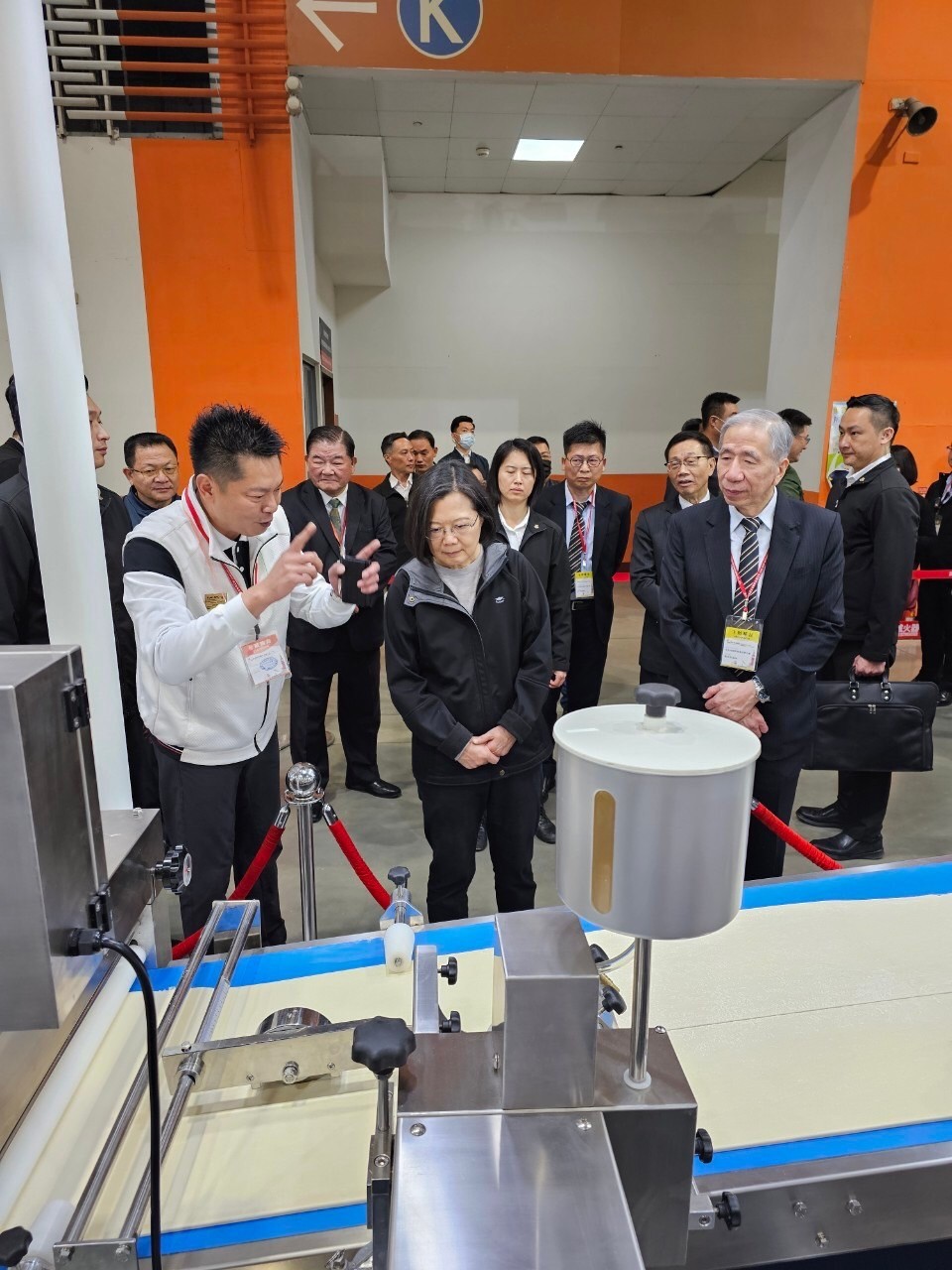 總統蒞臨陽政展會