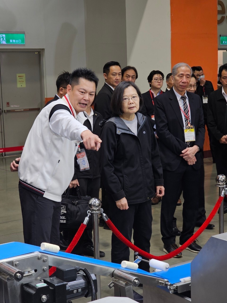 總統蒞臨陽政展會