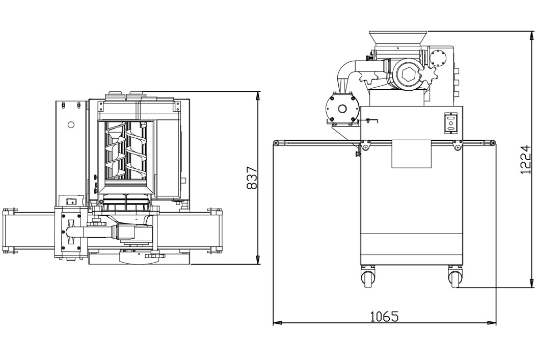 YJ-SE55 パイナップルの皮充填用貯蔵器 YJ-SE55 パイナップルの皮充填用貯蔵器